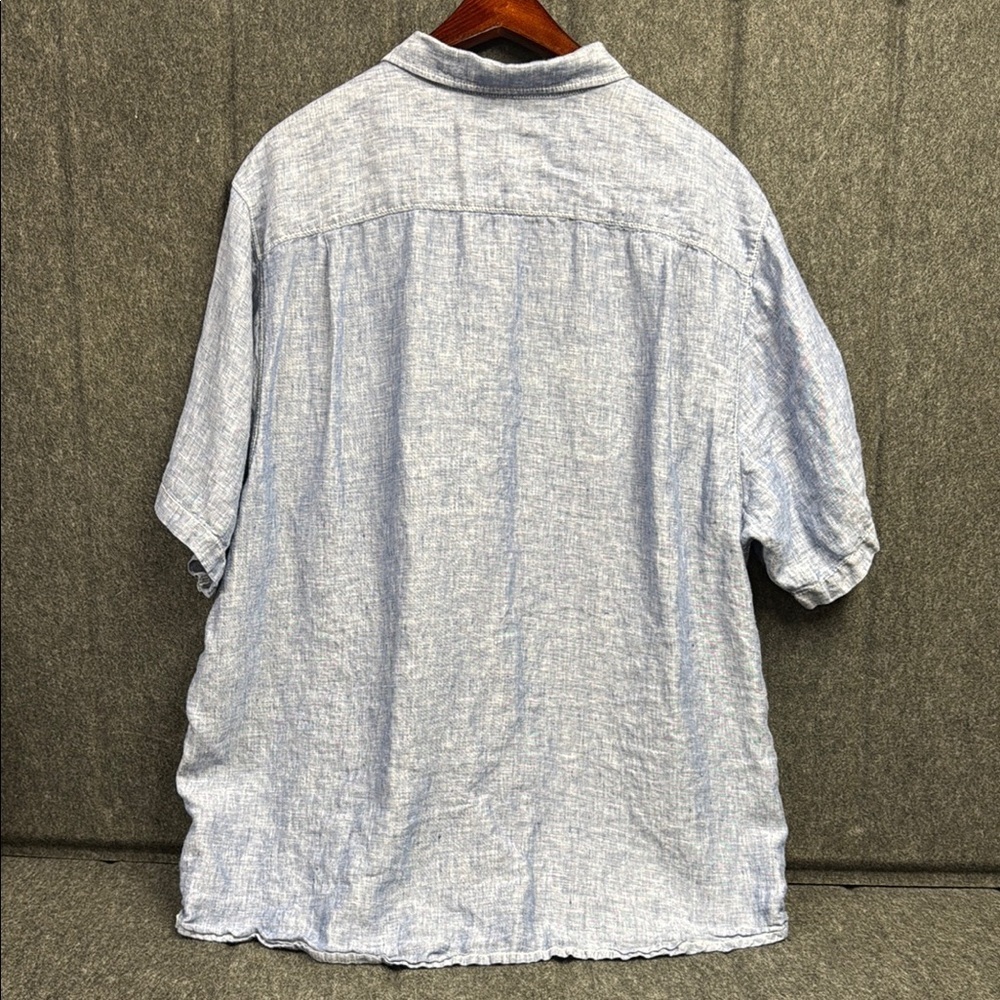 Tommy Bahama Blue Casual Button Down Shirt - Picture 3 of 4